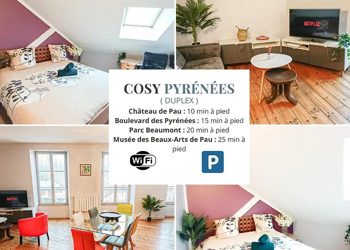 Cosy Pyrenees - 2Ch - Vue Sur Le Chateau & Garage
